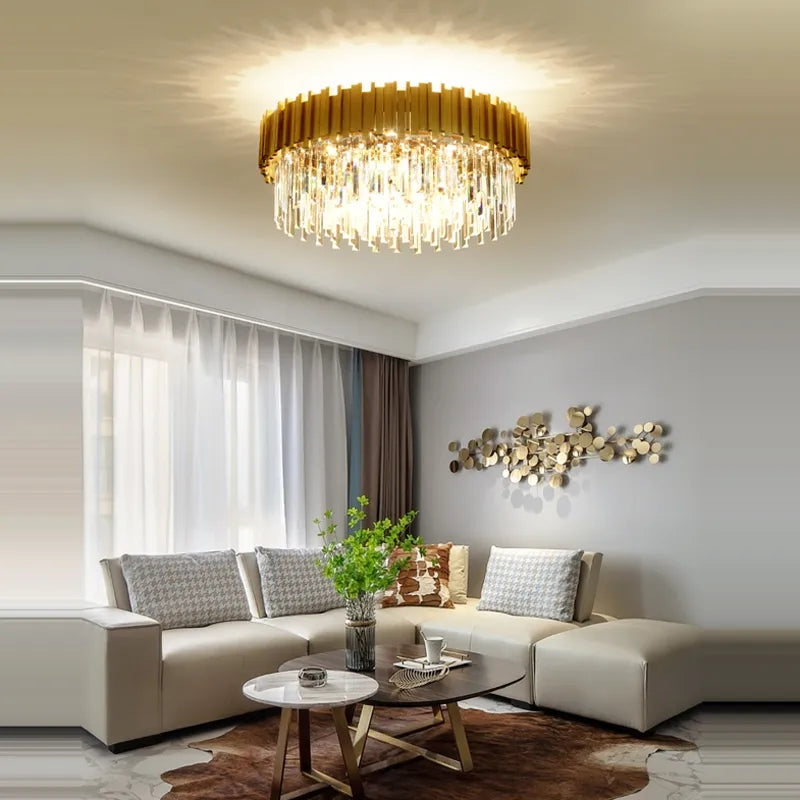 NORAH Ceiling Lamp | Gold Ceiling Chandelier – Best Goodie Shop